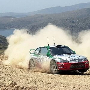 Alister McRae (GBR). 2001 World Rally Championship. Acropolis Rally. June 14-17, 2001 Shakedown