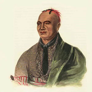 Thayendanegea Joseph Brant Portrait Mohawk 19th Century