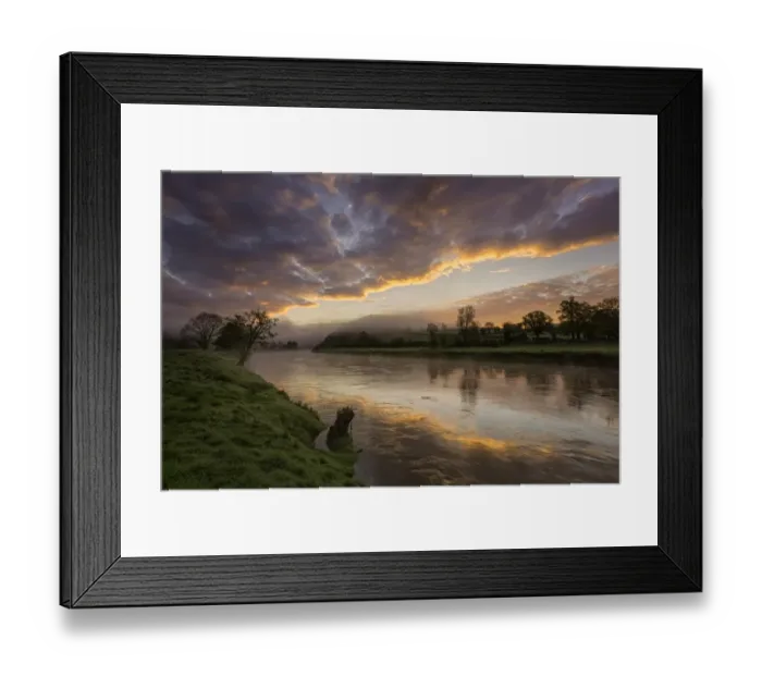 Framed Print : View of river at sunrise, Bigsweir, River Wye, Wye Valley, Monmouthshire, South Wales, May Framed Print : View of river at sunrise, Bigsweir, River Wye, Wye Valley, Monmouthshire, South Wales, May