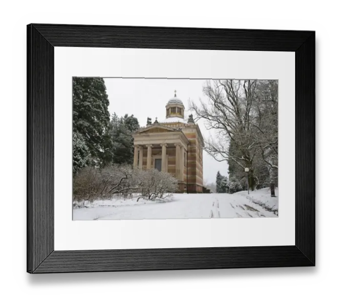 Framed Print : View of Romanian Orthodox Chapel in snow, Stourdza Chapel, Michaelsberg, Baden-Baden, Black Forest, Baden-Wurttemberg Framed Print : View of Romanian Orthodox Chapel in snow, Stourdza Chapel, Michaelsberg, Baden-Baden, Black Forest, Baden-Wurttemberg