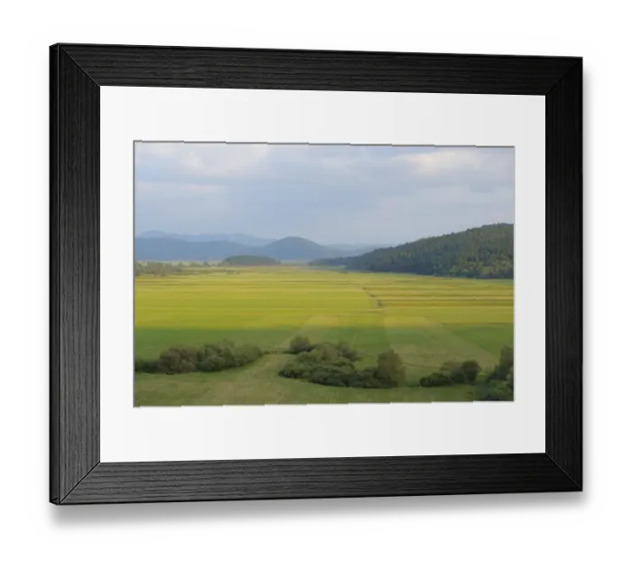 Framed Print : View of farmland on temporarily dry intermittent lake, Lake Cerknica, Cerknica Polje, Inner Carniola, Slovenia, August Framed Print : View of farmland on temporarily dry intermittent lake, Lake Cerknica, Cerknica Polje, Inner Carniola, Slovenia, August