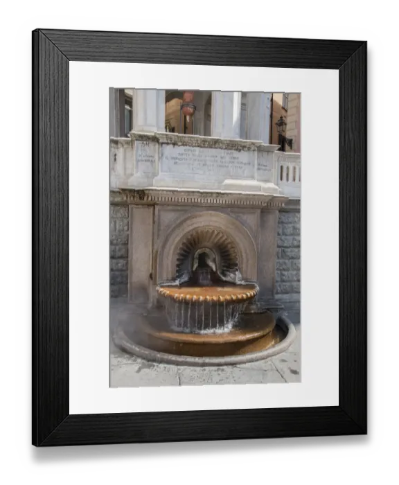 Framed Print : The Hot Sulphur Spring at La Bollente in the centre of Acqui Terme, Piemont Italy Framed Print : The Hot Sulphur Spring at La Bollente in the centre of Acqui Terme, Piemont Italy