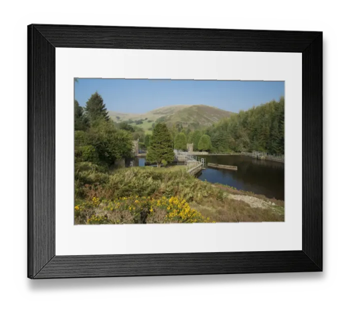 Framed Print : Intake on river where water is collected and channelled through pipes to reservoir, United Utilities Langden Intake Framed Print : Intake on river where water is collected and channelled through pipes to reservoir, United Utilities Langden Intake