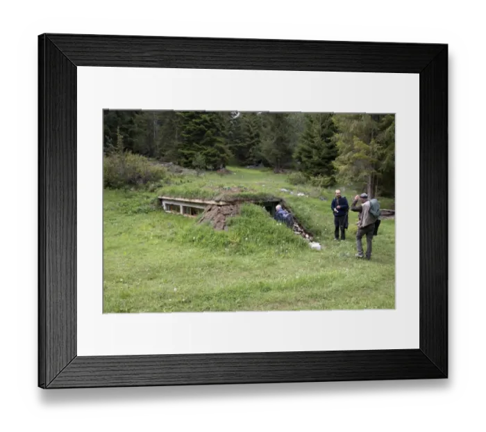 Framed Print : Wildlife photographic hide used for viewing bears, near Yagodina Village Bulgaria Framed Print : Wildlife photographic hide used for viewing bears, near Yagodina Village Bulgaria