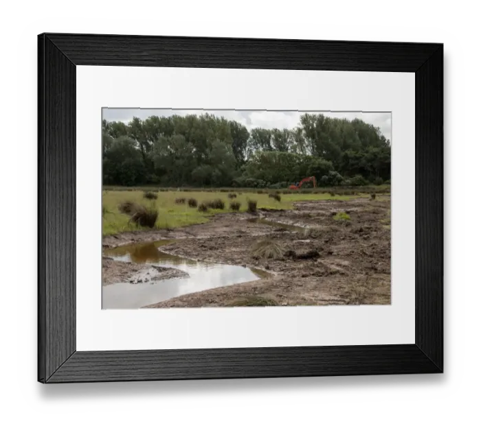 Framed Print : A shallow water channel cut in marshland habitat to increase water retention. Deepdale Marsh North Norfolk Framed Print : A shallow water channel cut in marshland habitat to increase water retention. Deepdale Marsh North Norfolk