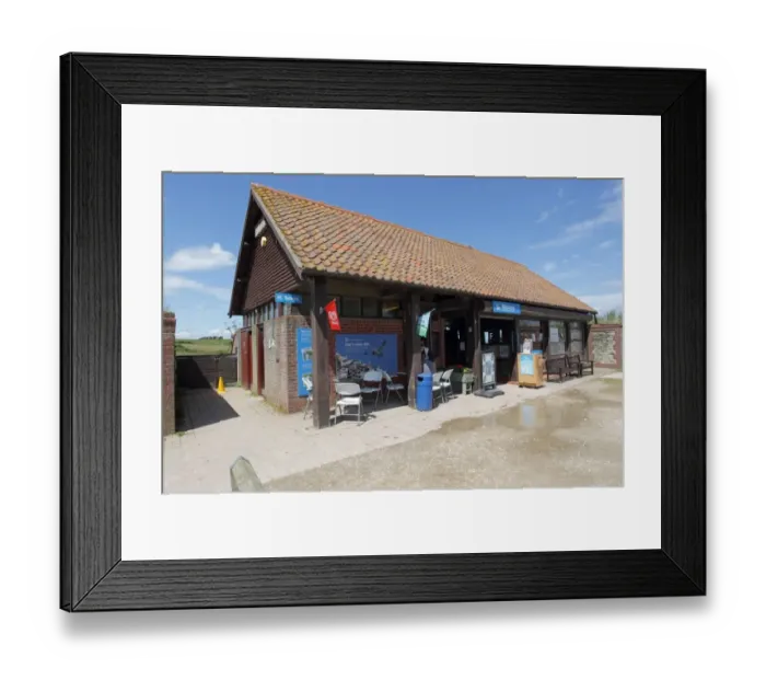 Framed Print : Entrance to reserve through information centre and shop, Bempton Cliffs RSPB Reserve, Bempton, East Yorkshire, England Framed Print : Entrance to reserve through information centre and shop, Bempton Cliffs RSPB Reserve, Bempton, East Yorkshire, England