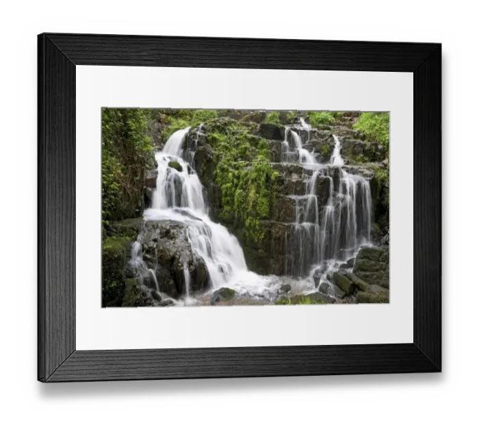 Framed Print : Cascades in stream, Petite Cascade, River Cancon, Mortain, Normandy, France, April Framed Print : Cascades in stream, Petite Cascade, River Cancon, Mortain, Normandy, France, April