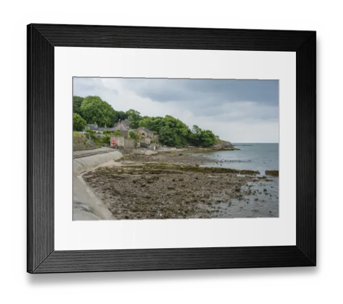 Framed Print : View of shoreline and coastal village, Heysham, Morecambe Bay, Lancaster, Lancashire, England, June Framed Print : View of shoreline and coastal village, Heysham, Morecambe Bay, Lancaster, Lancashire, England, June