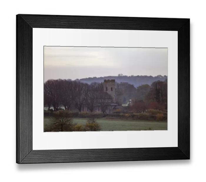 Framed Print : Saint Margarets Church in Bellamys Lane, Burnham Norton, North Norfolk