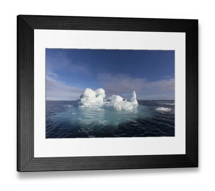 Framed Print : Iceberg at sea, Erik Eriksenstretet, Svalbard, August Framed Print : Iceberg at sea, Erik Eriksenstretet, Svalbard, August