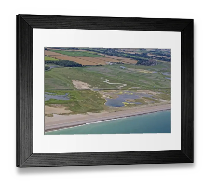 Framed Print : Aerial view of coastal marshland habitat, including newly aquired Popes Marsh, Cley Marshes Reserve, Cley-next-the-sea Framed Print : Aerial view of coastal marshland habitat, including newly aquired Popes Marsh, Cley Marshes Reserve, Cley-next-the-sea