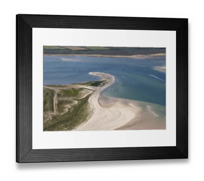 Framed Print : Aerial view of coastal sandbank and spit, Blakeney Point, Blakeney National Nature Reserve, Norfolk, England, August Framed Print : Aerial view of coastal sandbank and spit, Blakeney Point, Blakeney National Nature Reserve, Norfolk, England, August