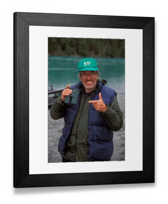 Framed Print : Derek Moore in Alaska - June 1994 Framed Print : Derek Moore in Alaska - June 1994