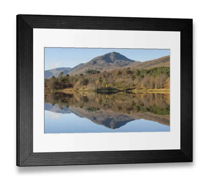 Framed Print : View of freshwater loch, Loch Beinn a Mheadhoin, Glen Affric, Inverness-shire, Highlands, Scotland, November Framed Print : View of freshwater loch, Loch Beinn a Mheadhoin, Glen Affric, Inverness-shire, Highlands, Scotland, November