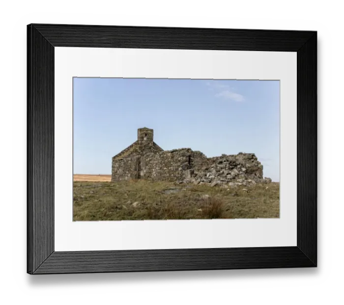 Framed Print : Derelict croft often used by nesting choughs or Jackdaws on the Isle of Islay Scotland Framed Print : Derelict croft often used by nesting choughs or Jackdaws on the Isle of Islay Scotland