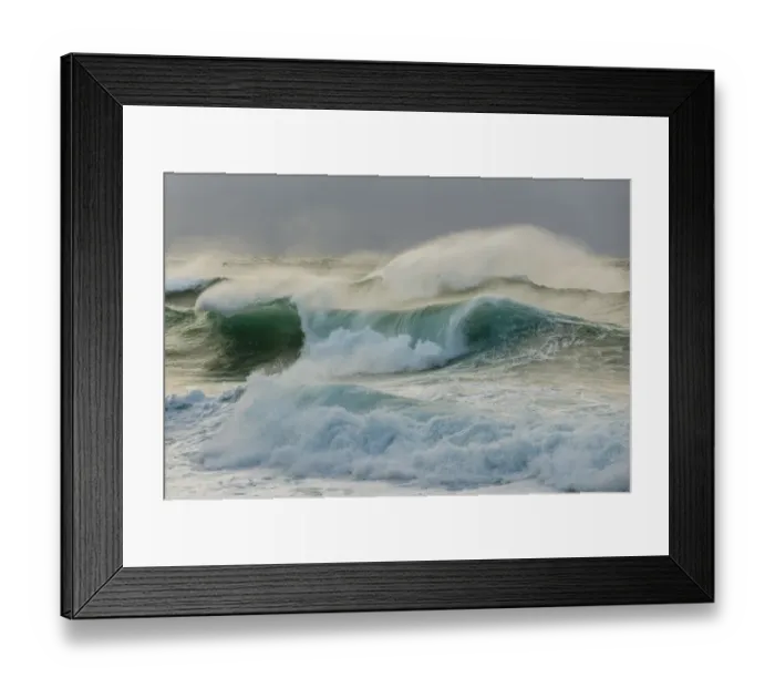 Framed Print : Breaking swell waves at dawn, Coumeenole North, Dingle Peninsula, County Kerry, Munster, Ireland, November Framed Print : Breaking swell waves at dawn, Coumeenole North, Dingle Peninsula, County Kerry, Munster, Ireland, November
