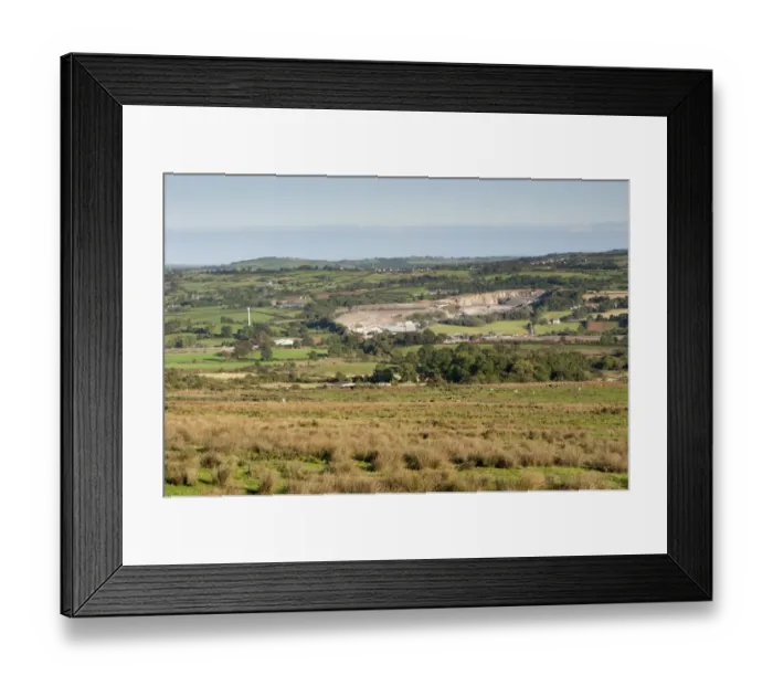 Framed Print : Quarry in countryside, Larne, County Antrim, Northern Ireland, September Framed Print : Quarry in countryside, Larne, County Antrim, Northern Ireland, September