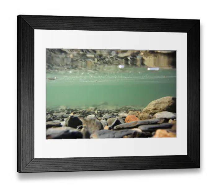 Framed Print : Stones on lakebed reflected underneath surface, Buttermere, Lake District, Cumbria, England, March Framed Print : Stones on lakebed reflected underneath surface, Buttermere, Lake District, Cumbria, England, March