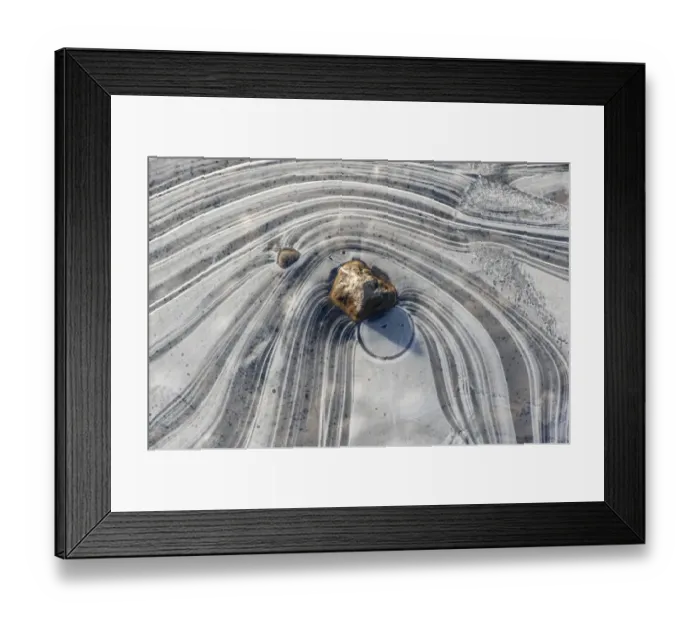 Framed Print : Close-up of ice formed around stones at edge of lake, Semerwater, Wensleydale, Yorkshire Dales N. P Framed Print : Close-up of ice formed around stones at edge of lake, Semerwater, Wensleydale, Yorkshire Dales N. P