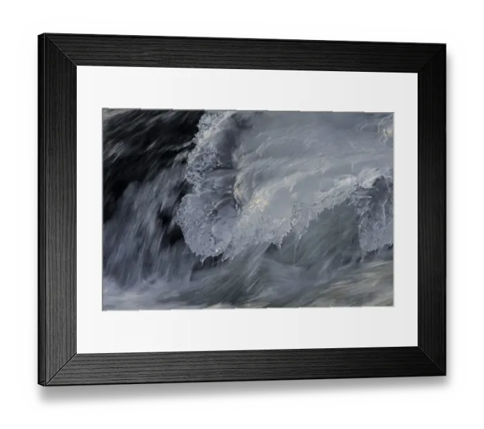 Framed Print : Flowing water and ice on partially frozen river, River Nith, Dumfries and Galloway, Scotland, december Framed Print : Flowing water and ice on partially frozen river, River Nith, Dumfries and Galloway, Scotland, december