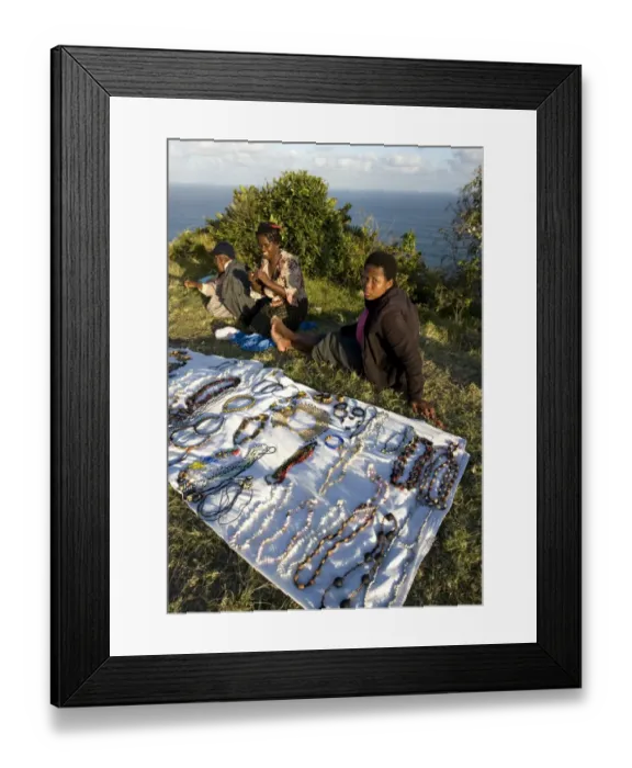 Framed Print : Local women selling trinkets for tourists, Lookout, Port St. Johns, Wild Coast, Eastern Cape (Transkei), South Africa Framed Print : Local women selling trinkets for tourists, Lookout, Port St. Johns, Wild Coast, Eastern Cape (Transkei), South Africa