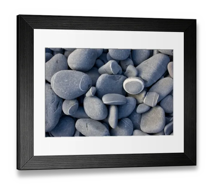 Framed Print : Close-up of rounded sandstone pebbles on beach, Hartland Quay, North Devon, England, may Framed Print : Close-up of rounded sandstone pebbles on beach, Hartland Quay, North Devon, England, may