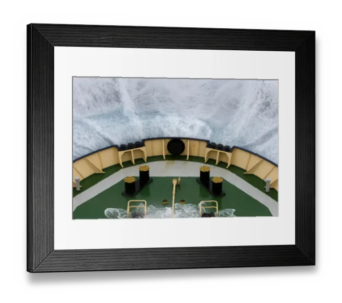 Framed Print : Bow of Kapitan Khlebnikov icebreaker crashing into wave in rough sea, Drake Passage, Southern Ocean, november Framed Print : Bow of Kapitan Khlebnikov icebreaker crashing into wave in rough sea, Drake Passage, Southern Ocean, november