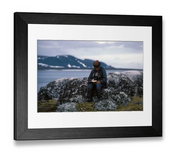 Framed Print : HUMANS EUROPEAN Ronald Lockley on Amsterdam Spitzbergen August 82 Framed Print : HUMANS EUROPEAN Ronald Lockley on Amsterdam Spitzbergen August 82