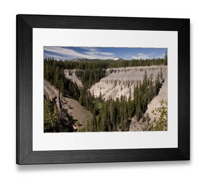 Framed Print : Fossil fumaroles in volcanic landscape, Godfrey Glen, Crater Lake N. P. Oregon, U. S. A. july Framed Print : Fossil fumaroles in volcanic landscape, Godfrey Glen, Crater Lake N. P. Oregon, U. S. A. july