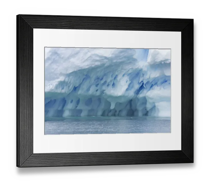 Framed Print : Melting iceberg at sea, Lemaire Channel, Antarctic Peninsula, Antarctica Framed Print : Melting iceberg at sea, Lemaire Channel, Antarctic Peninsula, Antarctica