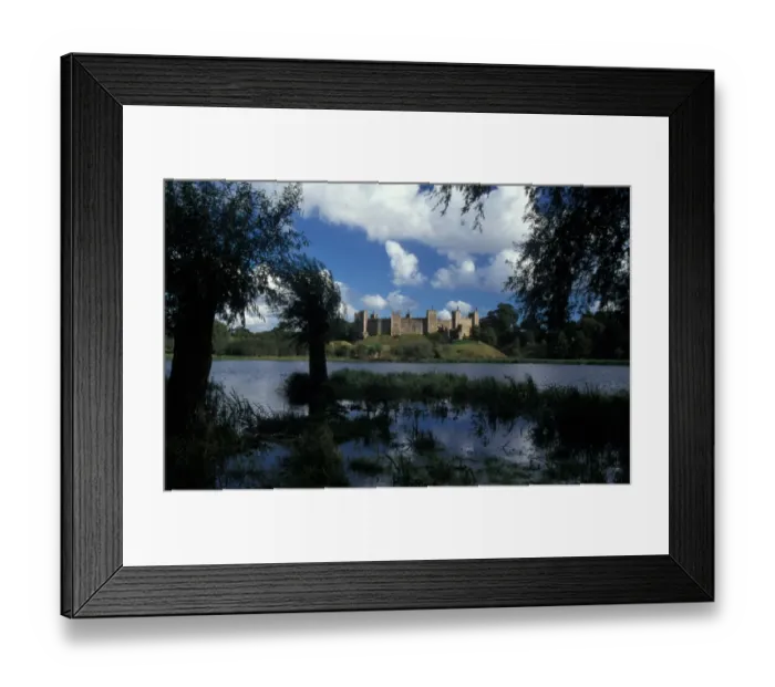 Framed Print : Conservation Reserves - Framlingham Castle and Mere - Suffolk Wildlife Trust