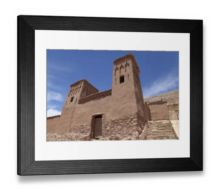Framed Print : Building in ancient ksar ('fortified city'), Ait Benhaddou, Souss-Massa-Draa, Morocco, may Framed Print : Building in ancient ksar ('fortified city'), Ait Benhaddou, Souss-Massa-Draa, Morocco, may