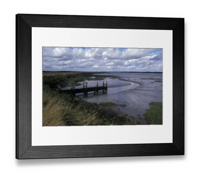 Framed Print : Mudflats Out flow from Pump house on Iken Marsh - Alde Mudflats - Suffolk Wildlife Trust Framed Print : Mudflats Out flow from Pump house on Iken Marsh - Alde Mudflats - Suffolk Wildlife Trust