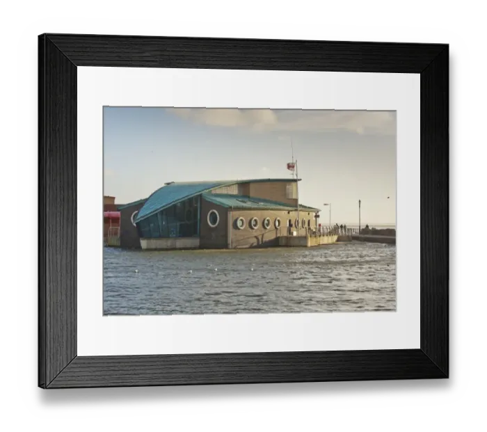 Framed Print : RNLI lifeboat station, Lytham St. Anne's, Lancashire, England, january