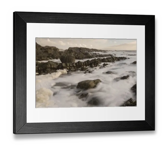 Framed Print : Heavily folded sandstone and mudstone rocks with surf, Hartland Quay, North Devon, England, may Framed Print : Heavily folded sandstone and mudstone rocks with surf, Hartland Quay, North Devon, England, may