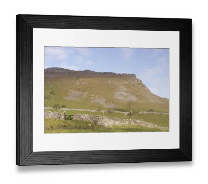 Framed Print : View of limestone drystone walls, gate and hillside, Gordale, Malhamdale, Yorkshire Dales N. P. North Yorkshire, England, november Framed Print : View of limestone drystone walls, gate and hillside, Gordale, Malhamdale, Yorkshire Dales N. P. North Yorkshire, England, november