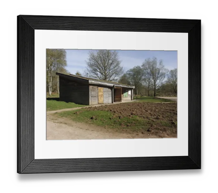 Framed Print : Reserve visitor centre, Nagshead RSPB Reserve, Forest of Dean, Gloucestershire, England, april Framed Print : Reserve visitor centre, Nagshead RSPB Reserve, Forest of Dean, Gloucestershire, England, april