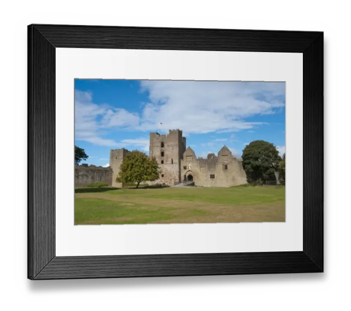 Framed Print : View of partially ruined castle, Ludlow Castle, Ludlow, Shropshire, England, september Framed Print : View of partially ruined castle, Ludlow Castle, Ludlow, Shropshire, England, september