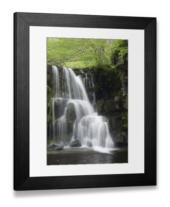 Framed Print : Waterfall on stream, East Gill Force, Keld, Swaledale, Yorkshire Dales N. P. North Yorkshire, England, june Framed Print : Waterfall on stream, East Gill Force, Keld, Swaledale, Yorkshire Dales N. P. North Yorkshire, England, june