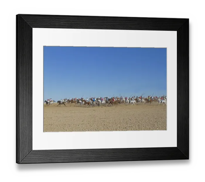 Framed Print : Encierro, men mounted on horses herding bulls, running from countryside to Medina del Campo, Valladolid, Castile-Leon Framed Print : Encierro, men mounted on horses herding bulls, running from countryside to Medina del Campo, Valladolid, Castile-Leon