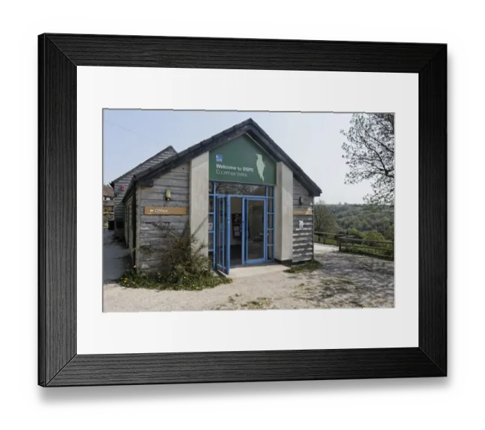 Framed Print : Reserve visitor centre, Coombes Valley RSPB Reserve, Staffordshire, England, april Framed Print : Reserve visitor centre, Coombes Valley RSPB Reserve, Staffordshire, England, april