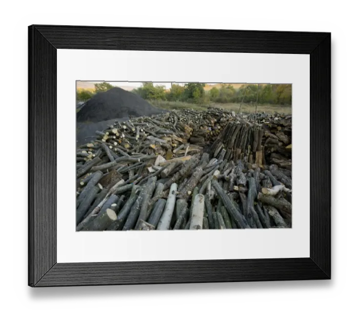 Framed Print : Charcoal burning, wood pile in traditonal yard, Viscri Saxon village, Transylvania, Romania, october Framed Print : Charcoal burning, wood pile in traditonal yard, Viscri Saxon village, Transylvania, Romania, october