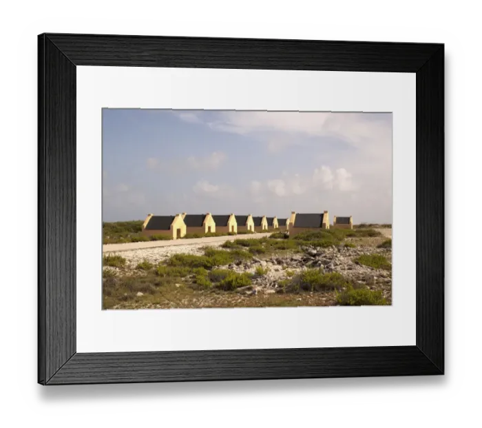 Framed Print : Former slave quarters for coastal saltpan workers, Rincon, Bonaire, Leeward Island, Lesser Antilles Framed Print : Former slave quarters for coastal saltpan workers, Rincon, Bonaire, Leeward Island, Lesser Antilles