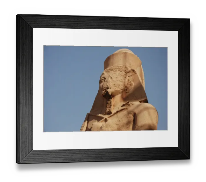 Framed Print : Defaced statue of Pharaoh Ramesses II, Karnak Temple Complex, Egypt, january Framed Print : Defaced statue of Pharaoh Ramesses II, Karnak Temple Complex, Egypt, january