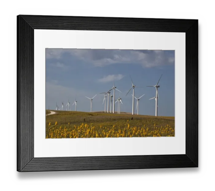 Framed Print : Wind turbines Andalusia Spain Framed Print : Wind turbines Andalusia Spain