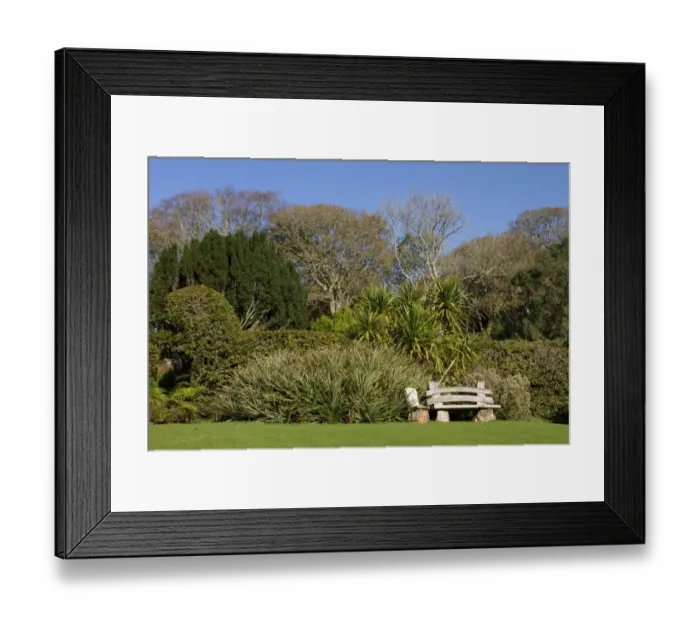Framed Print : Autumn in Jura House Garden Framed Print : Autumn in Jura House Garden