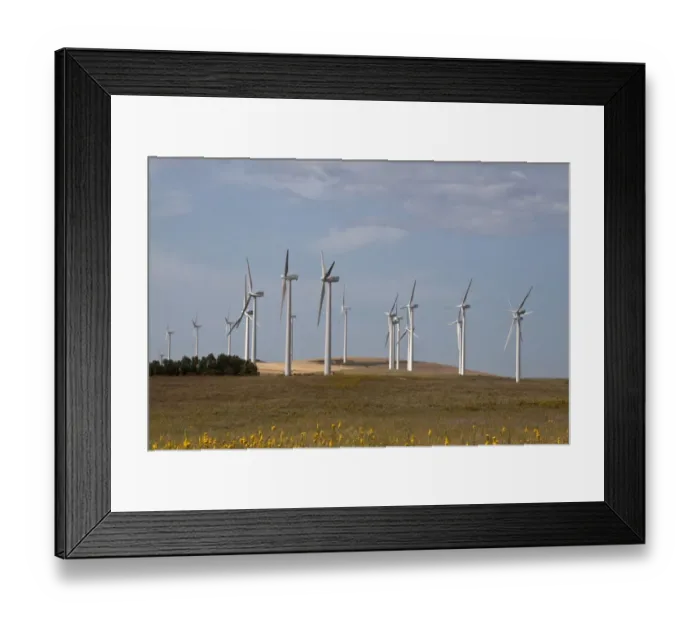 Framed Print : Wind turbines Andalusia Spain Framed Print : Wind turbines Andalusia Spain
