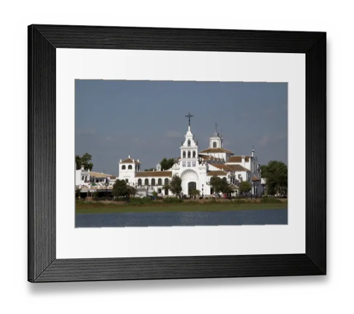 Framed Print : As El Roc'¡o sits right on the northwestern edge of the Parque Nacional de Do'-'ana, its in an area rich in wildlife