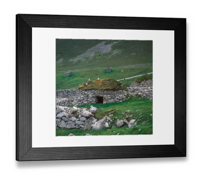 Framed Print : Cleit on Hirta, St Kilda, Hebrides, Scotalnd. These were used to store carcasses of sea birds, air drying Framed Print : Cleit on Hirta, St Kilda, Hebrides, Scotalnd. These were used to store carcasses of sea birds, air drying