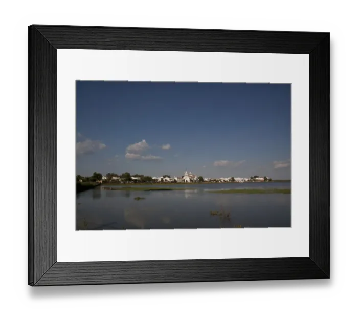 Framed Print : As El Roc'¡o sits right on the northwestern edge of the Parque Nacional de Do'-'ana, its in an area rich in wildlife Framed Print : As El Roc'¡o sits right on the northwestern edge of the Parque Nacional de Do'-'ana, its in an area rich in wildlife
